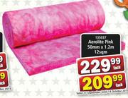 Aerolite Pink 50mm x 1.2m-12 Sqm Each