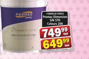 Promac Dimension Silk STD Colours 20Lt-Each