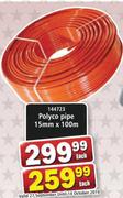 Polyco Pipe 15mm X 100m-Each