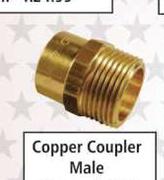 Copper Elbow Male 22mm