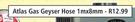 Atlas Gas Geyser Hose 1m x 8mm
