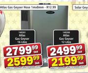 Atlas Gas Geyser Hose 1m x 8mm