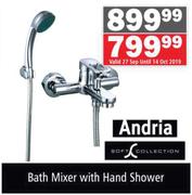 Andria Bath Mixer With Hand Shower