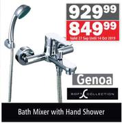Genoa Bath Mixer With Hand Shower