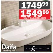 Daifa Corner Top Basin