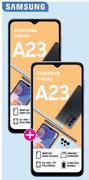 2 x Samsung Galaxy A23 4G Smartphone-On 2GB Red Core More Data + Promo 65PMx24