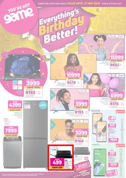 Game : Everything's Birthday Better - Sunday Times (08 May - 31 May 2022), page 1