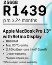 Apple Macbook Pro 13" With Retina Display 256GB