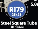 Steel Square Tube 5.8m BF 163258-25 x 25