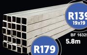 Steel Square Tube 5.8m BF 163257-19 x 19