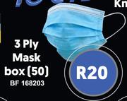 3 Ply Mask Box (50) BF 168203