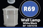 Wall Lamp White/Black BF 149757/8