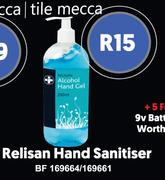 Relisan Hand Sanitiser BF 169664/169661