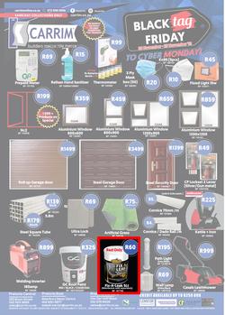K Carrim Builders Mecca : Black Tag November (26 November - 29 November 2021), page 1