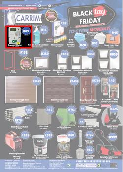 K Carrim Builders Mecca : Black Tag November (26 November - 29 November 2021), page 1
