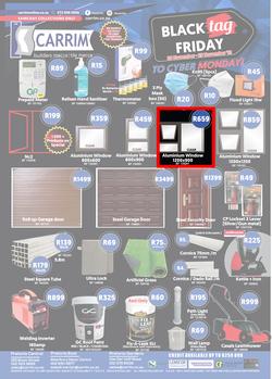K Carrim Builders Mecca : Black Tag November (26 November - 29 November 2021), page 1