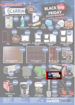 K Carrim Builders Mecca : Black Tag November (26 November - 29 November 2021), page 1