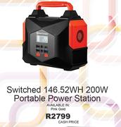 Switched 146.52Wh 200W Portable Power Station