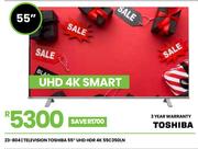 Toshiba 55" UHD HDR 4K Television 55C350LN