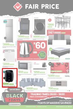 Fair Price : Black Friday (24 November - 30 November 2023), page 1