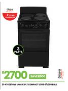 Univa 3Plate Compact Stove U305-1/U305B 