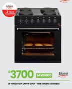 Univa Oven + Hob Combo U336B