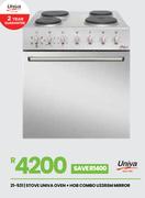 Univa Oven + Hob Combo  U336SM