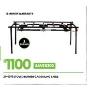 3 Burner Gas Stove