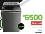 Midea 21Kg Top Loader Met W/Machine MA500W210/G