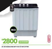Defy 9kg W/Machine DTT169