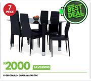 Avatar 7PC Table + Chair 6-060