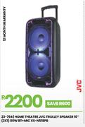 JVC Trolley Speaker 10" (2x1) 800W BT+MIC Home Theatre XS-N518PB 23-764