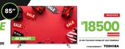 Toshiba 85" Q Dot 4K Television 85M550LN 23-812
