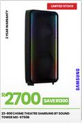 Samsung Home Theatre BT Sound Tower MX-ST50B 23-800