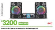 JVC Mini HiFi MX-N222B 1600W Black Home Theatre 23-801