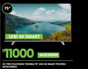 Toshiba 75" UHD 4K Smart Television 75C350L-N/75C350KN 23-790