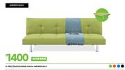 Jelly L/Suite Sleeper Couch JNS3666 9-709