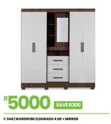 Eldorado 4DR + Mirror Wardrobe 1-244