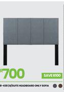 Sofia B/Suite Headboard Only 8-438