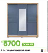 Canada 3DR Sliding Wardrobe 1-266