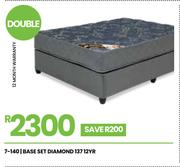 Diamond Double Base Set 137 7-140