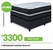 Comfort Relax Double Base Set 137 7-294