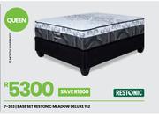 Restonic Meadow Delux 152cm Queen Base Set 7-382