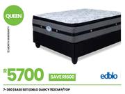 Edblo Darcy 152cm P/Top Queen Base Set 7-360