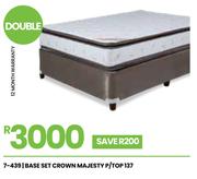 Crown Majesty P/Top Double Base Set 137 7-439