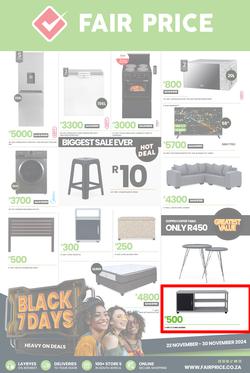 Fair Price : Black 7 Days (22 November - 30 November 2024), page 1