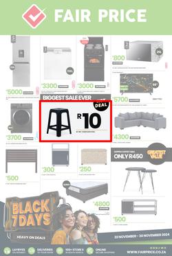 Fair Price : Black 7 Days (22 November - 30 November 2024), page 1