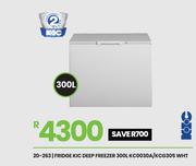 KIC 300L WHT Fridge Deep Freezer KC0030A/KCG305 20-263