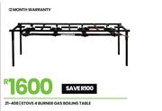3 Burner Gas Boiling Table Stove 21-408
