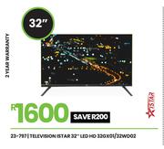 Istar 32" LED HD Television 32GX01/32WD02 23-797